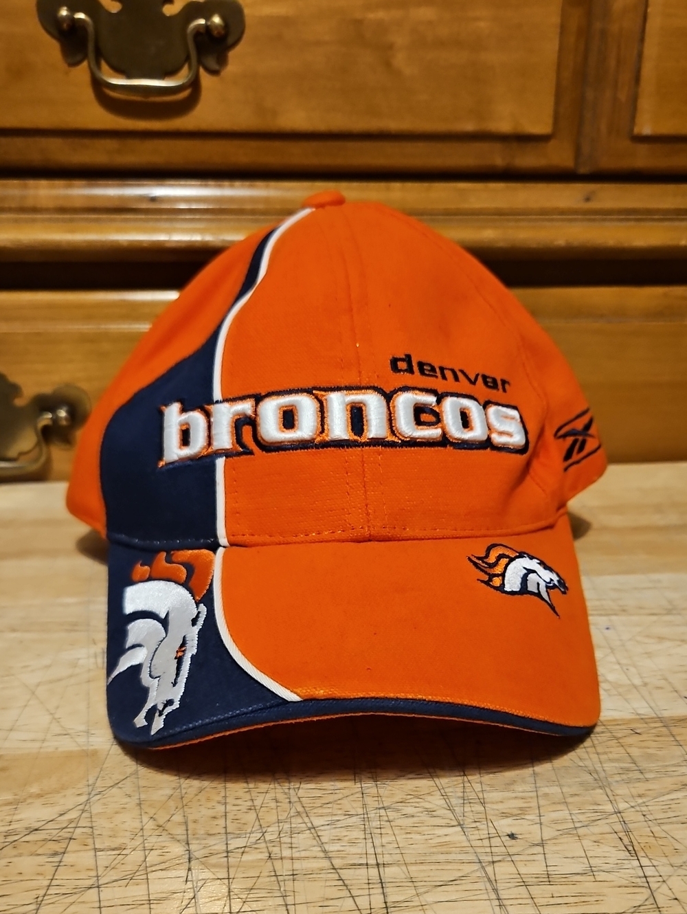 Denver Broncos Reebok Authentic Sideline One Size Fits All Hat Cap